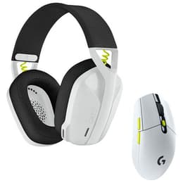 Logitech G435 Noise cancelling Gaming Headphone with microphone - White