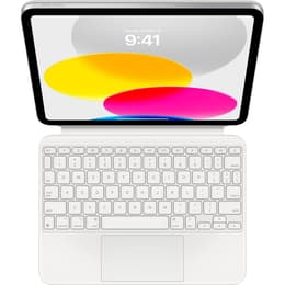 iPad Magic Keyboard Folio (2022) - White - QWERTY - English (US)