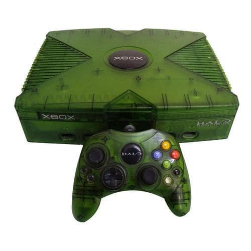 Microsoft Xbox HDD 0MB Halo Green Special Edition Back Market