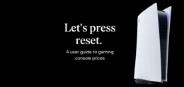 ps5 and headline banner for console price guide