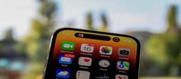 Top half of iPhone 14 Pro