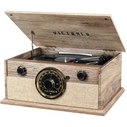 Victrola 4-in-1 Cambridge Farmhouse Modern Bluetooth Turntable With FM Radio