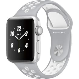 Apple Watch (Series 3) - Wifi Only - 38 mm - Aluminium Silver - White Nike Sport Band Grey