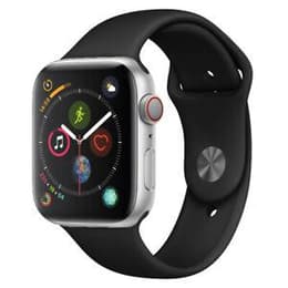 Apple Watch (Series 4) - Cellular - 40 mm - Aluminium Silver - Sport Band Black