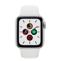 Apple Watch (Series SE) 2020 - Wifi Only - 40 mm - Aluminium Silver - Sport Band White