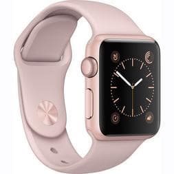 Apple Watch (Series 1) - Wifi Only - 38 mm - Aluminium Rose Gold - Sport Band Pink