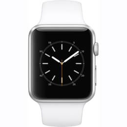 Apple Watch (Series 1) September, 2016 - Wifi Only - 42 mm - Aluminium Silver - Sport Band White