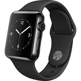 Apple Watch (Series 2) - Wifi Only - 42 mm - Stainless steel Space Black - Sport Band Black