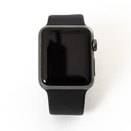 Apple Watch (Series 2) December 2016 - Wifi Only - 42 mm - Aluminium Space Gray - Sport Band Black