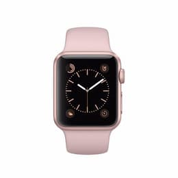Apple Watch (Series 3) September 2017 - Cellular - 38 mm - Aluminium Rose Gold - Sport Band Pink Sand