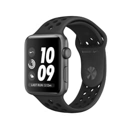 Apple Watch (Series 3) - Cellular - 42 mm - Aluminium Space Gray Aluminum - Sport Band Anthracite/Black