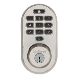 Connected Object Kwikset HALO 99380-001 round Wi-Fi Smart Lock - Satin Nickel