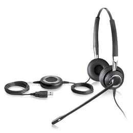 Jabra BIZ 2400 Duo Noise cancelling Headphone with microphone - Black