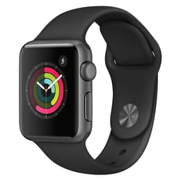 Apple Watch (Series 1) - Wifi Only - 38 mm - Aluminium Space Gray - Sport Band Black