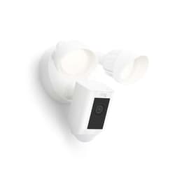 Ring Floodlight Cam Wired Plus Camcorder - White