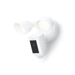 Ring Floodlight Cam Wired Plus Camcorder - White