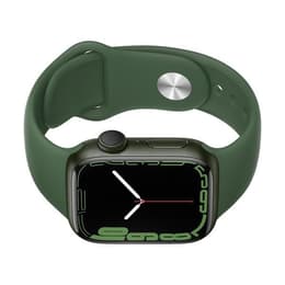 Apple Watch (Series 7) October 2021 - Wifi Only - 45 mm - Aluminium Green - Sport band Green