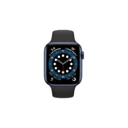Apple Watch (Series 6) September 2020 - Cellular - 40 mm - Aluminium Blue - Sport band Black