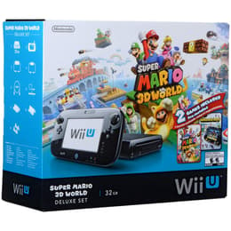 Wii U 32GB - Black + Super Mario 3D World + Nintendo Land Edition