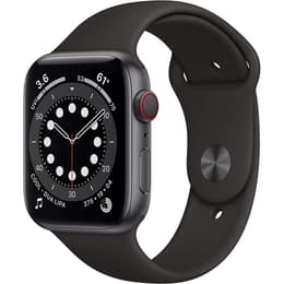 Apple Watch (Series 6) September 2020 - Cellular - 40 mm - Titanium Black - Sport band Black