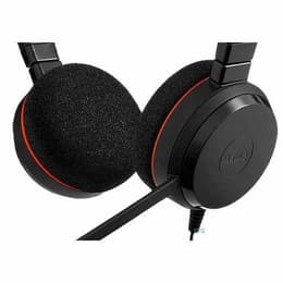 Jabra Evolve 20 MS Duo TAA-R Headphone with microphone - Black