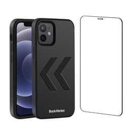 Back Market Case iPhone 12 Mini and protective screen - Recycled plastic - Black