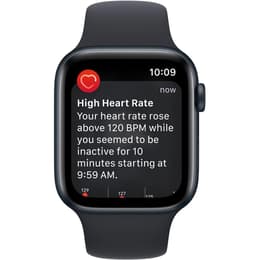 Apple Watch (Series SE) September 2022 - Cellular - 44 mm - Aluminium Black - Sport band Black
