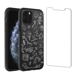 Back Market Case iPhone 11 Pro Max and protective screen - Recycled plastic - Black & White