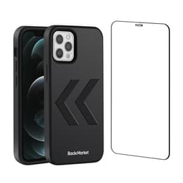 Back Market Case iPhone 12 Pro Max and protective screen - Recycled plastic - Black