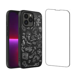 Back Market Case iPhone 13 Pro and protective screen - Recycled plastic - Black & White