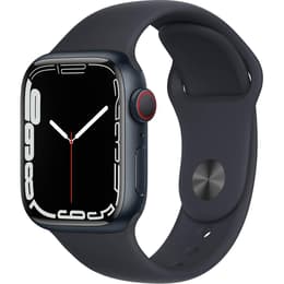 Apple Watch (Series 7) October 2021 - Wifi Only - 41 mm - Aluminium Black - Sport band Black