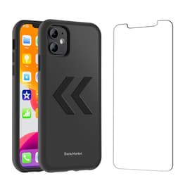 Back Market Case iPhone 11 and protective screen - Recycled plastic - Black