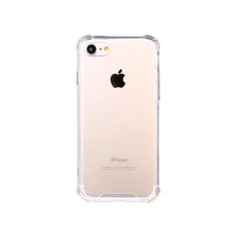 iPhone SE (2022/2020)/8/7 case and 2 protective screens - TPU / Polycarbonate - Transparent