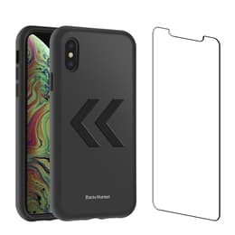 Back Market Case iPhone X/XS and protective screen - Recycled plastic - Black
