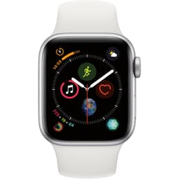 Apple Watch (Series 4) September 2018 - Cellular - 40 mm - Aluminium Silver - Sport White