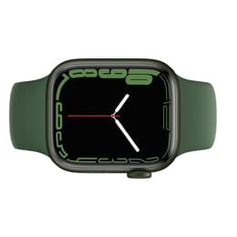 Apple Watch (Series 7) October 2021 - Wifi Only - 41 mm - Aluminium Green - Sport band Green