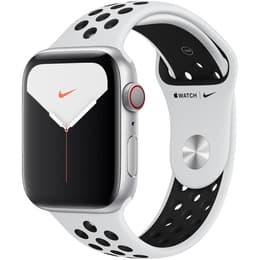 Apple Watch (Series 5) September 2019 - Wifi Only - 40 mm - Aluminium Silver - Sport Nike Grey