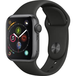 Apple Watch (Series 4) September 2018 - Cellular - 40 mm - Aluminium Space gray - Sport Band Black