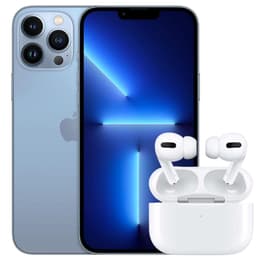 Bundle iPhone 13 Pro Max + AirPods Pro - 128GB - Sierra Blue - Unlocked |  Back Market