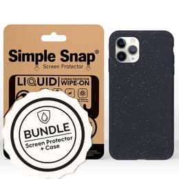 iPhone 11 Pro case and protective screen - Compostable - Black