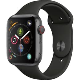 Apple Watch (Series 4) September 2018 - Cellular - 44 mm - Aluminium Space Gray - Sport band Black