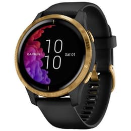 Garmin Smart Watch VENU-Black with Gold Hardware-R GPS - Gold