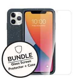 iPhone 11 Pro Max case and protective screen - Compostable - Black