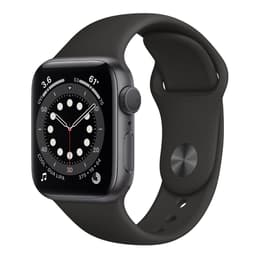 Apple Watch (Series 6) September 2020 - Wifi Only - 40 mm - Aluminium Black - Sport band Black