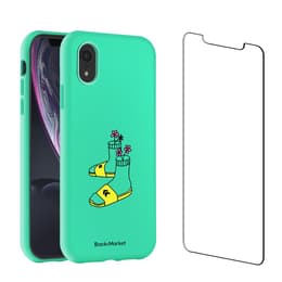 Back Market Case iPhone XR and protective screen - Recycled plastic - Green