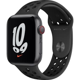 Apple Watch (Series SE) September 2020 - Cellular - 44 mm - Aluminium Space Gray - Nike Sport band Black