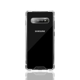 Case Galaxy S10 Plus and 2 protective screens - Recycled plastic - Transparent