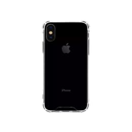 Case iPhone X/XS and 2 protective screens - Recycled plastic - Transparent