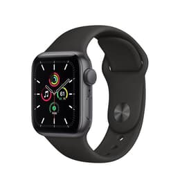 Apple Watch (Series SE) September 2020 - Cellular - 40 mm - Aluminium Space Gray - Sport band Black