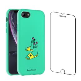 Back Market Case iPhone 7/8 and protective screen - Recycled plastic - Green